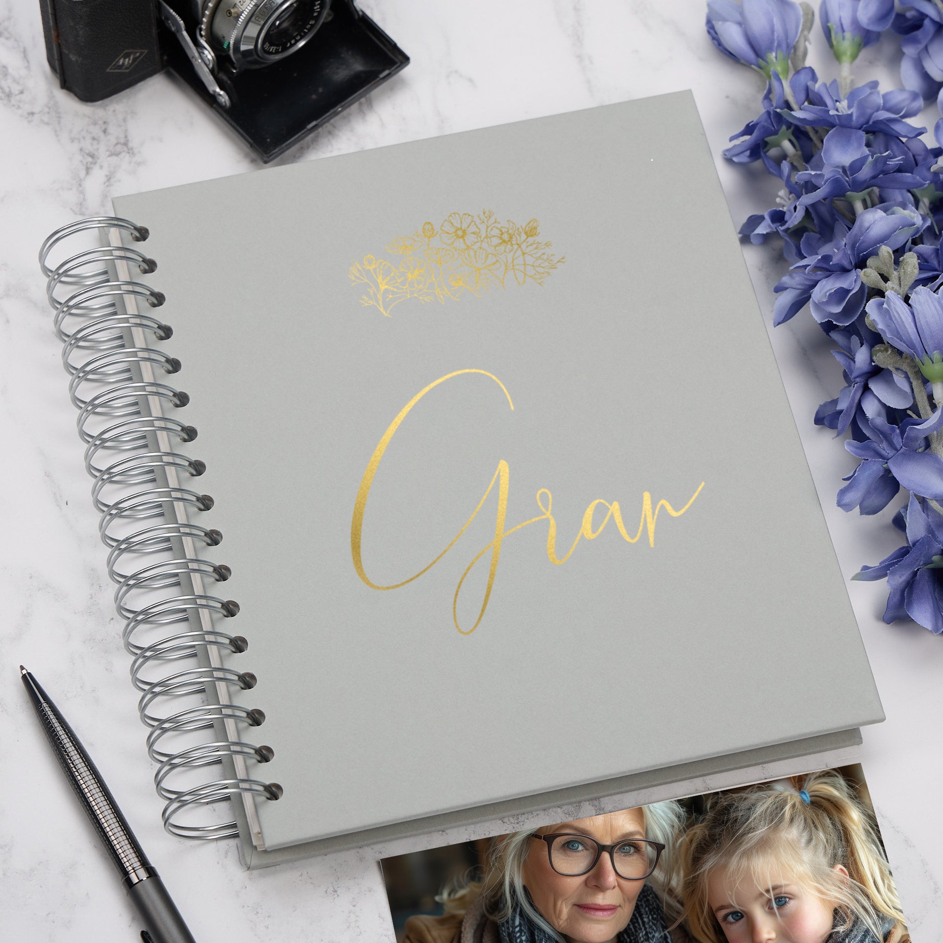 Large Gran Self Adhesive Photo Album Multiple Colours 19cm x 23cm or 22cm x 27cm Photo Album ukgiftstoreonline
