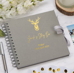Personalised Stag Do Guest Book Multiple Colour Scrapbook or Photo Album