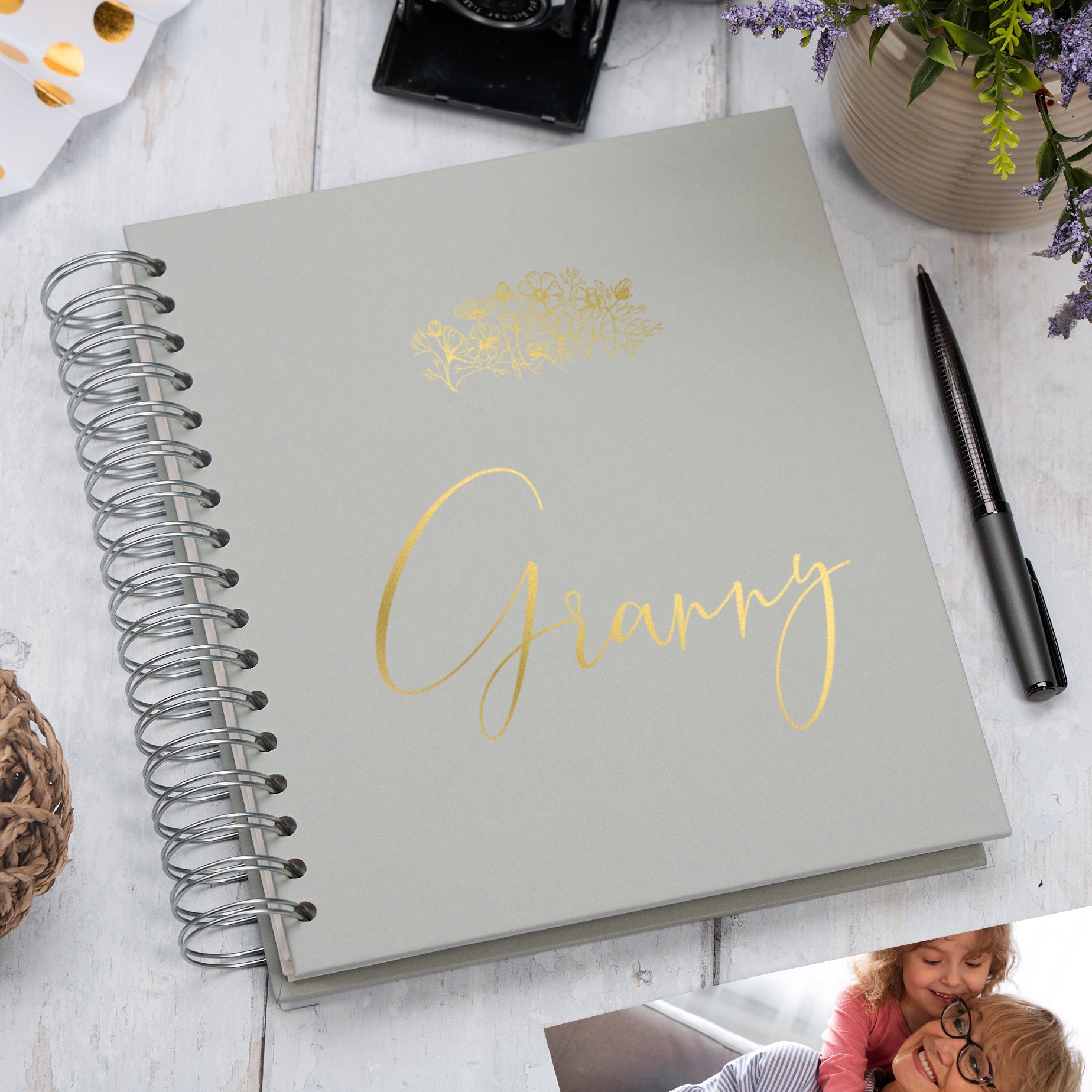 Large Granny Self Adhesive Photo Album Multiple Colours 19cm x 23cm or 22cm x 27cm Photo Album ukgiftstoreonline