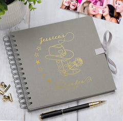Personalised Last Rodeo Hen Night Multiple Colours Guest Book Scrapbook or Photo Album