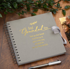 Personalised Great Grandad Multiple Colour Scrapbook Photo Album Gift With Sentiment