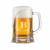 Customised Bespoke Beer Tankard Glass Any Logo Engraved