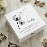 Dad Remembrance Personalised Luxury Wooden Keepsake Memory Box Keepsake Boxes ukgiftstoreonline