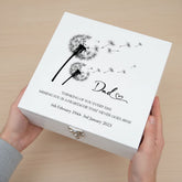 Dad Remembrance Personalised Luxury Wooden Keepsake Memory Box Keepsake Boxes ukgiftstoreonline