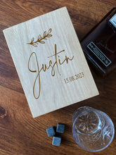 Personalised Whisky Stones & Tumbler Gift Set For Him Signature Name Personalised Whisky Stones ukgiftstoreonline