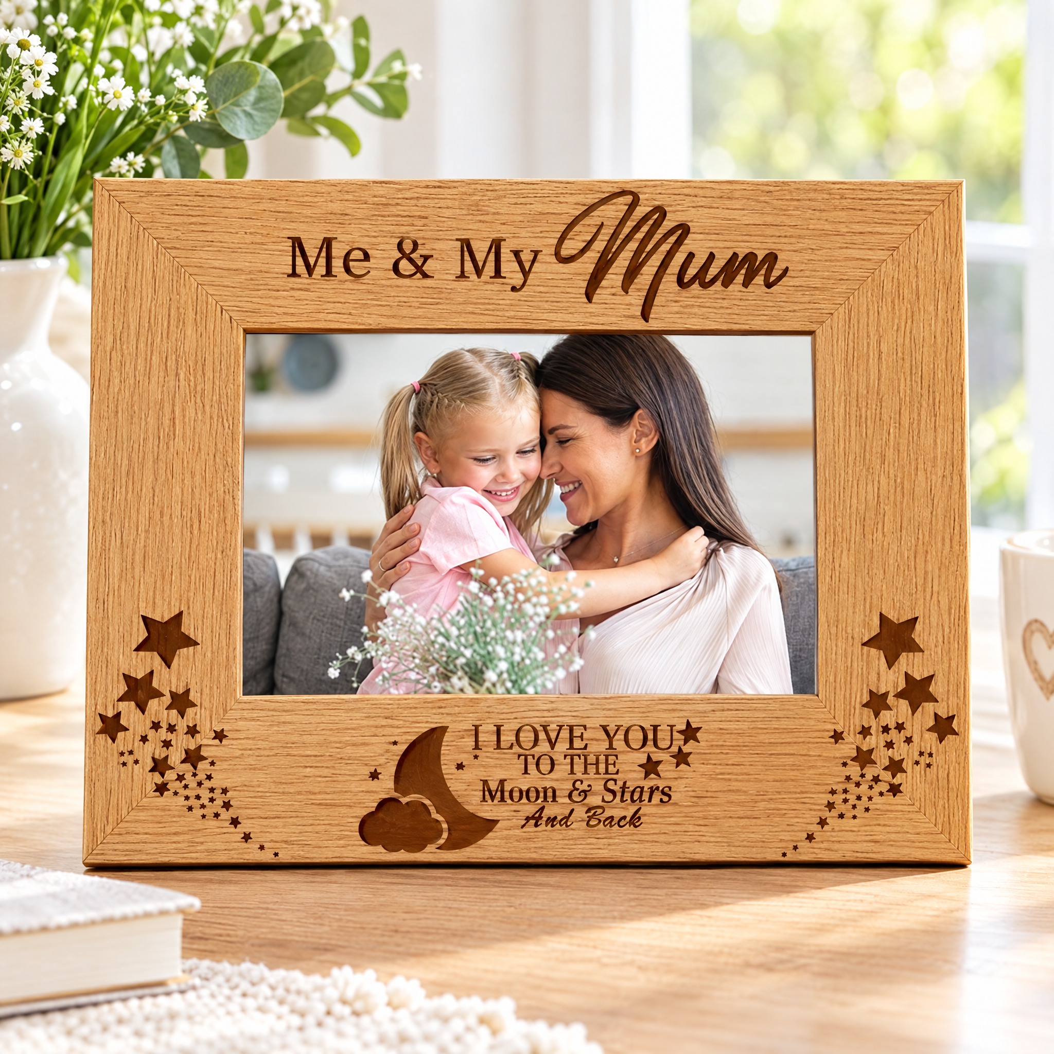 Me and My Mum Love You To The Moon Photo Frame Gift Mum Photo Frame ukgiftstoreonline
