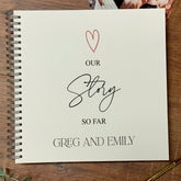 Large Love Story Photo Album Scrapbook Boxed Anniversary or Love Gift