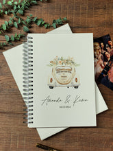 Large A4 Wedding Album Scrapbook Guest Book Boxed With Floral Car