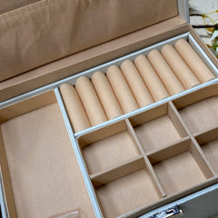 Personalised 30th Birthday Large Jewellery Box Gift Botanical Design