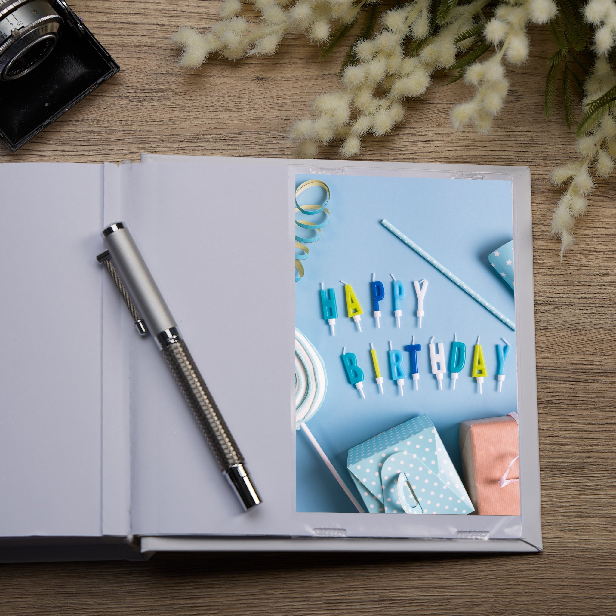 60th Birthday White Photo Album Gift For Him 50 x 6" x 4" Photos Pack of 5 Wholesale Trade Birthday Photo Album ukgiftstoreonline