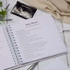 Personalised Pregnancy Journal and First Year Record Book Teddy Themed