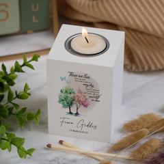 Personalised Remembrance Memorial Tea Light Candle Holder Those We Love