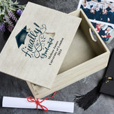 Personalised Large Graduation Keepsake Box Graduated