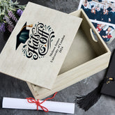 Personalised Large Graduation Keepsake Box Hats Off