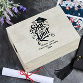 Personalised Large Graduation Keepsake Box Sky Is The Limit