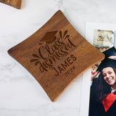 Personalised Graduation Gift Wooden Coasters With Sentiments