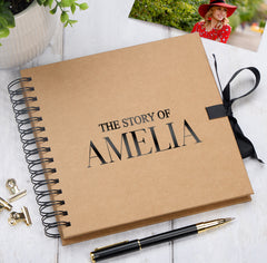 Personalised The Story Of Memories Love Themed Multiple Colour Scrapbook Photo Album