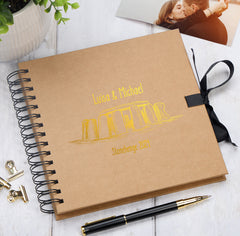 Personalised Stonehenge Keepsake Multiple Colour Scrapbook Photo Album Foil Print