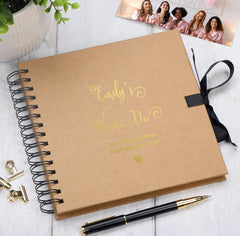 Personalised Elegant Multiple Colour Hen Do Guest Book Scrapbook or Photo Album