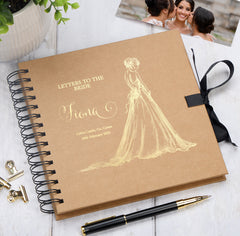 Personalised Letters To The Bride Multiple Colour Scrapbook Journal Memory Keepsake