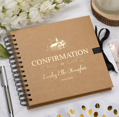 Personalised Confirmation Day Multiple Colour Scrapbook Photo Album Guestbook