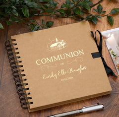 Personalised Communion Day Multiple Colour Scrapbook Photo album Guestbook