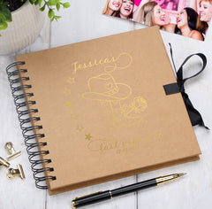 Personalised Last Rodeo Hen Night Multiple Colours Guest Book Scrapbook or Photo Album