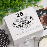 ukgiftstoreonline Personalised Any Age Happy Birthday Gift Keepsake Memory Box 18th, 21st, 30th, 40th, 50th
