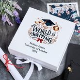 Personalised Graduation Gift Keepsake Memory Boxes Ribbon Closure