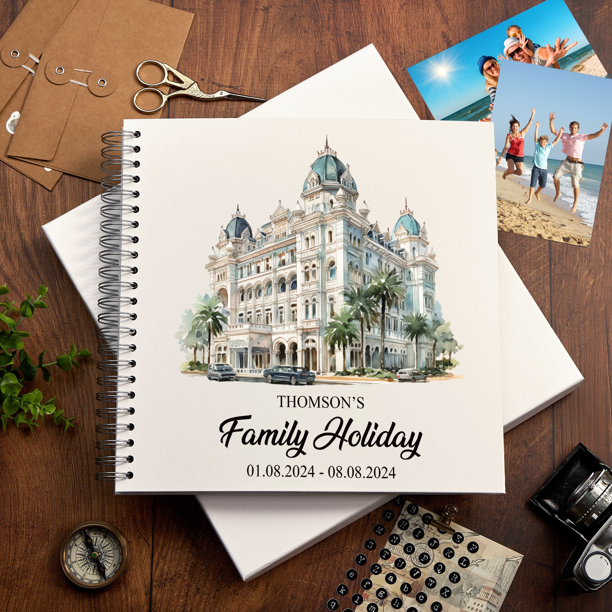 Personalised Singapore Holiday Memory Scrapbook Journal Photo Albums Adventures Photo Album ukgiftstoreonline Former Supreme Court 12 x 12 Inches