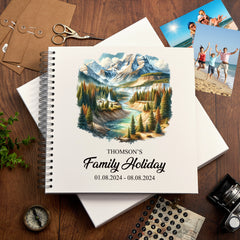 Personalised USA Holiday Memory Scrapbook Journal Photo Albums Adventures Photo Album ukgiftstoreonline Yellowstone National Park 12 x 12 Inches
