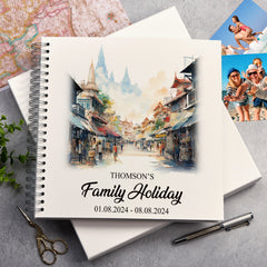 Personalised Bangkok Holiday Memory Scrapbook Journal Photo Albums Adventures Photo Album ukgiftstoreonline Bangkok 12 x 12 Inches
