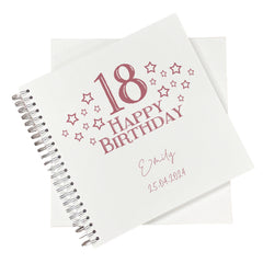 Large Birthday Photo Album Scrapbook Guest Book With Gift Box any Age