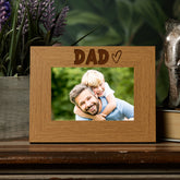 Oak Picture Photo Frame Dad Heart Gift Father's Day Landscape