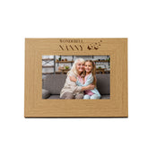 Wholesale Pack of 5 - Nanny Butterfly Gift Wooden Engraved Photo Frame Photo Frame ukgiftstoreonline Landscape