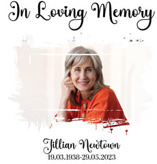 Memorial Wooden Tea Light Holder Bereavement Sympathy Gift With Own Photo