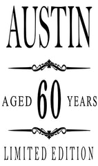 Personalised Wooden Wine or Champagne Box 60th Birthday Gift For Him