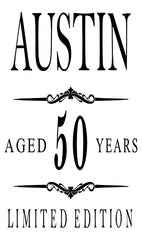 Personalised Wooden Wine or Champagne Box 50th Birthday Gift For Him