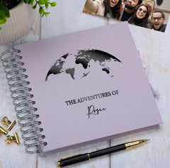 Personalised Adventures Holiday Love Multiple Colour Scrapbook Photo Album