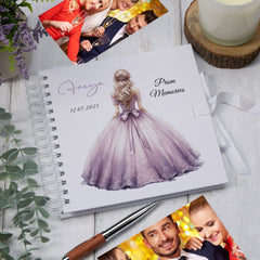 Custom Girl School Leavers Prom Night Scrapbook Celebration Album Personalised Prom Memory Book Graduation Prom