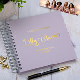 Personalised Elegant Letters To The Bride, Bridal Shower Memory Scrapbook Custom Bride-to-Be Gift, Hen Party Keepsake Album Photo Album ukgiftstoreonline