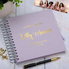 Personalised Elegant Letters To The Bride, Bridal Shower Memory Scrapbook Custom Bride-to-Be Gift, Hen Party Keepsake Album Photo Album ukgiftstoreonline