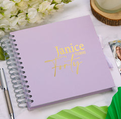 Personalised Any Name and Age Birthday Multiple Colour Scrapbook Memory Photo Album