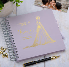 Personalised Letters To The Bride Multiple Colour Scrapbook Journal Memory Keepsake