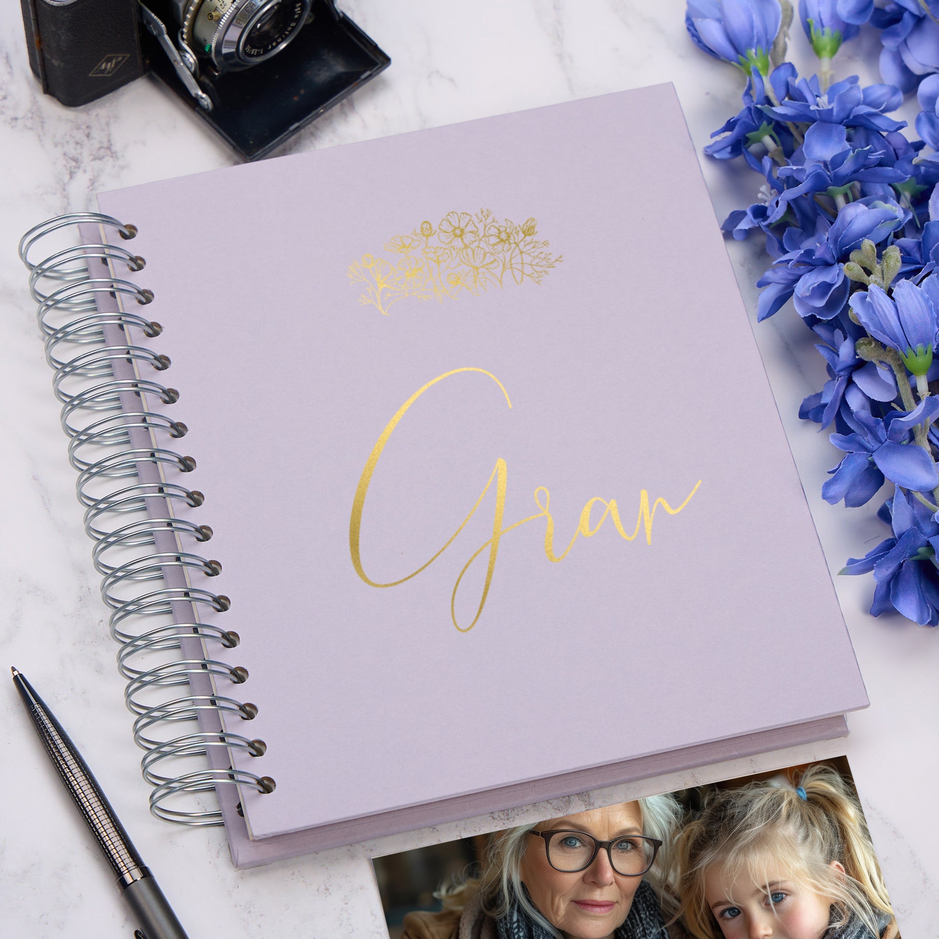 Large Gran Self Adhesive Photo Album Multiple Colours 19cm x 23cm or 22cm x 27cm Photo Album ukgiftstoreonline