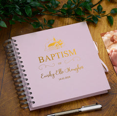 Personalised Baptism Day Multiple Colour Scrapbook Photo album Guestbook