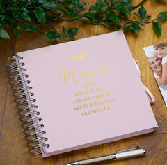Personalised Nan Multiple Colours Scrapbook or Photo Album Gift With Sentiment