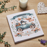 Personalised Large Grandad Photo Album Gift With Vintage Car Design