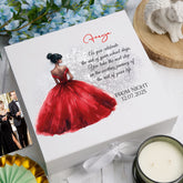 Personalised Girls Prom Night Keepsake Box Customised Prom Memory Storage Box