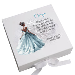 Personalised Girls Prom Night Keepsake Box Customised Prom Memory Storage Box